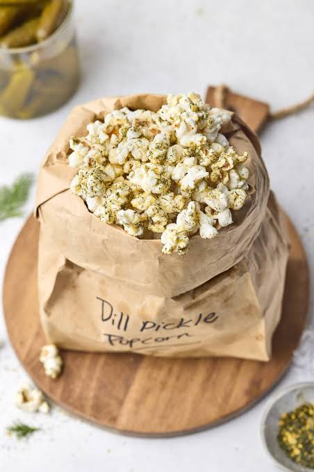 Dill Pickle Popcorn