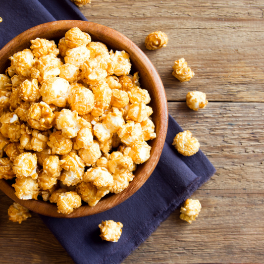 Caramel Glazed Popcorn